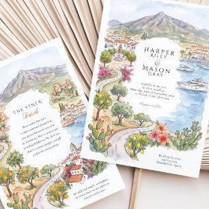 Marbella Spanien Costa del Sol Puerto Banus Hochze Einladung