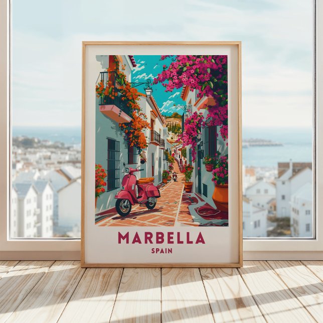 Marbella Spanien Reisen Plakate Wand an Wand Kunst (Von Creator hochgeladen)