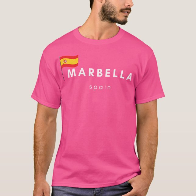 Marbella Spanien T-Shirt (Vorderseite)