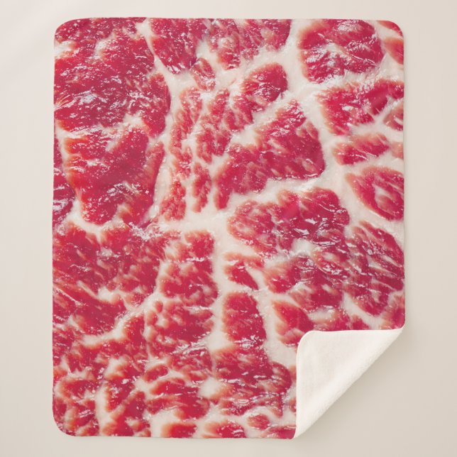 Marbellbeef Steak Texture Closeup Sherpadecke (Vorderseite)