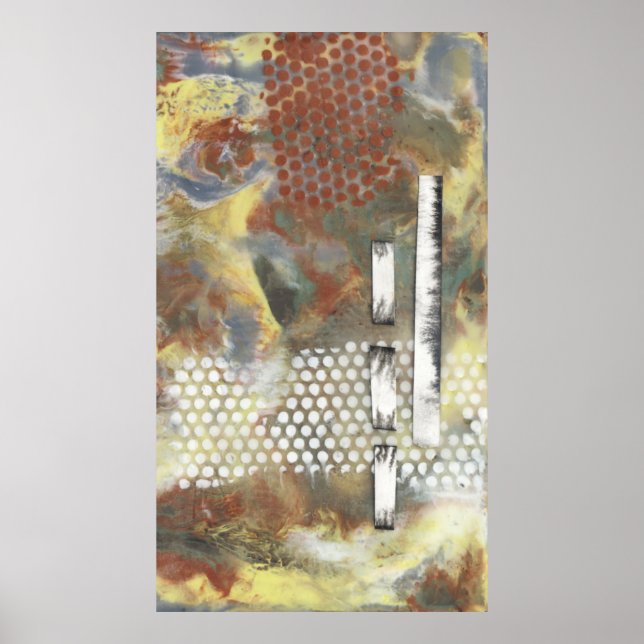 Marbile Pixel II Poster (Vorne)