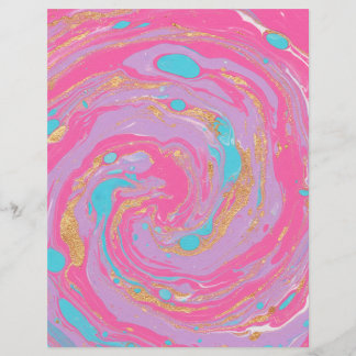 Marbile Swirl Scrapbook Paper