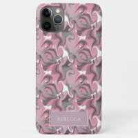 Marbile Trippy Retro Groovy Pink Personalisierter