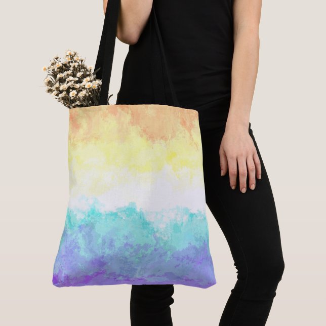 Marbile Wirbel Boho Abstrakt Genderfaun Pride Flag (Von Nahem)