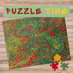 Marble Art Dezember grünes rotes Gold - schwierig Puzzle<br><div class="desc">Dieses Marbling Art Design zeigt fließende farbenprächtige,  abgeflochtene Farben,  die sich überschneiden. Ein Weihnachtsfeiertag. Die Hauptfarben dieses abstrakten Kunstgemäldes sind grün,  rot,  gelb,  gold. Das Jigsaw Puzzle ist ein sehr schwer zu lösendes Geschenk für leidenschaftliche Puzzler.</div>