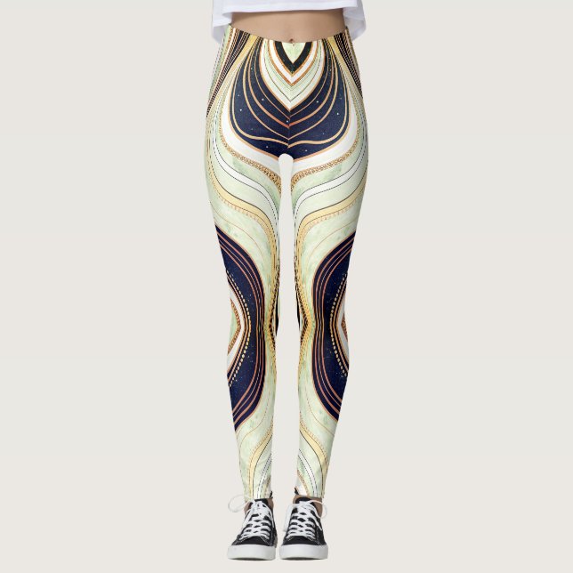 Marble Aura Luxe Leggings (Vorderseite)