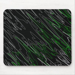 Marble Black Green Mousepad