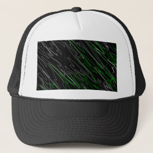 Marble Black Green Truckerkappe