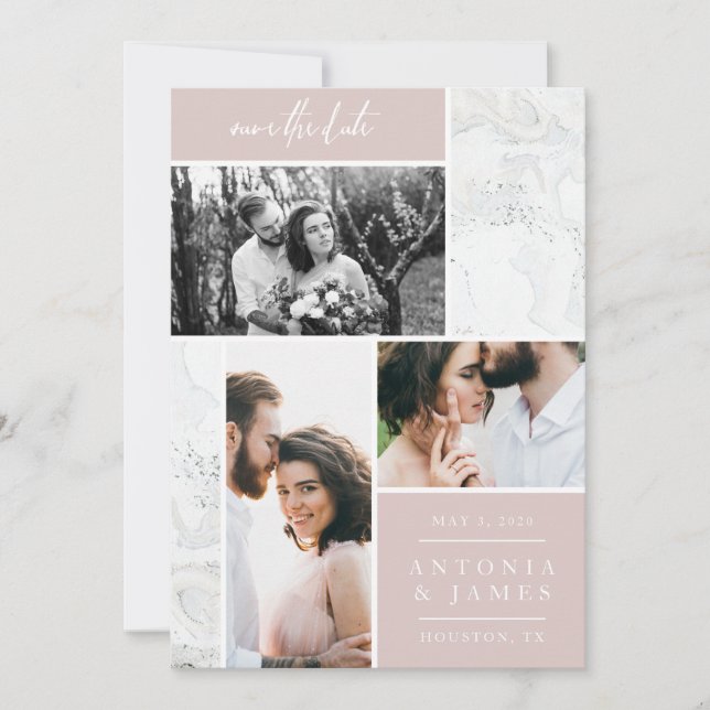 MARBLE BOXES SAVE THE DATE (Vorderseite)