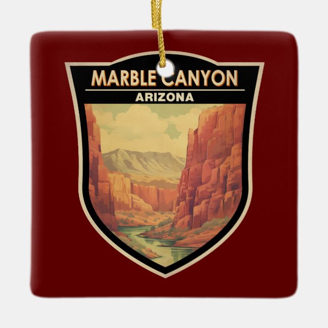 Marble Canyon Arizona Kunst, Dichtung und Musik Vi Keramikornament (Vorderseite)