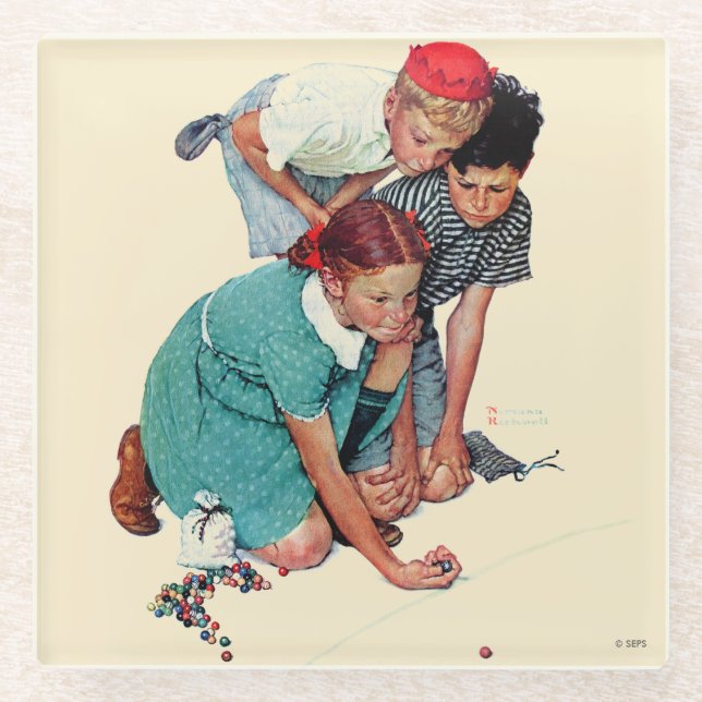 Marble Champion Glasuntersetzer (Vorderseite)