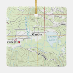 Marble Colorado Topo Karte Keramikornament