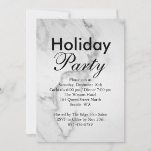 Marble Corporate Holiday Party Einladung