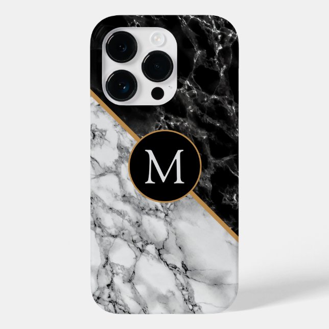 Marble-Design für iPhone Letter Case-Mate iPhone Hülle (Rückseite)