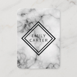 Marble Diamond Border Visitenkarte