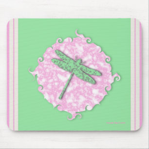 Marble Dragonfly Mousepad