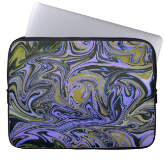 Marble Forms – Violet & Gold Mystic Energy Laptopschutzhülle