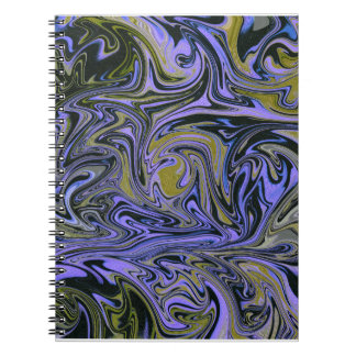 Marble Forms – Violet & Gold Mystic Energy Notizblock