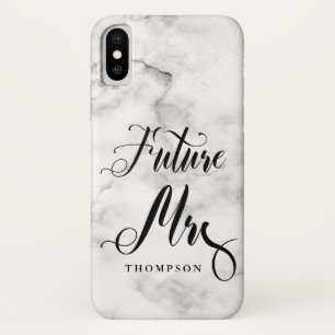 Marble Future Frau Script Calligraphy Bride soll Case-Mate iPhone Hülle