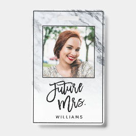 Marble Future Mrs Bride Junggeselinnen-Abschied Fo Ausweis