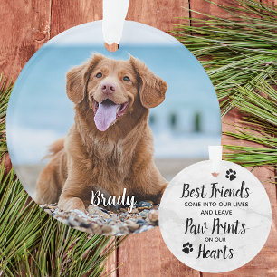 Marble-Gedächtnisquote Hunde Foto-Pet-Memorial Ornament