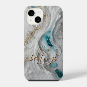Marble Glitzer Mit Monogramm Case- Mate iPhone Cas 14 Hülle