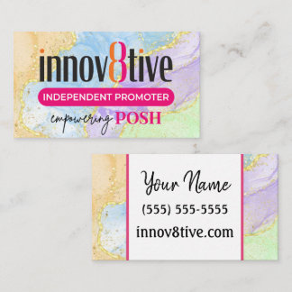 Marble gold Innov8tive Posh Visitenkarte