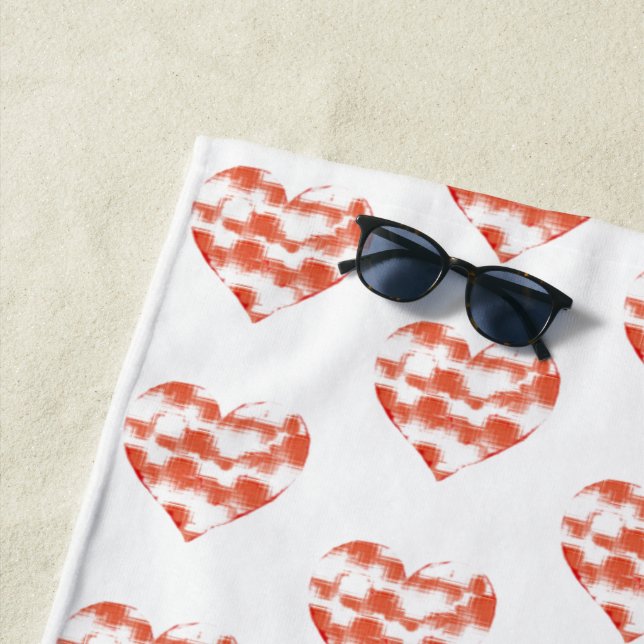 Marble Heart Strandtuch (Beispiel)