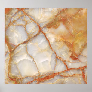 Marble Majestät: Glossy Elegance Poster