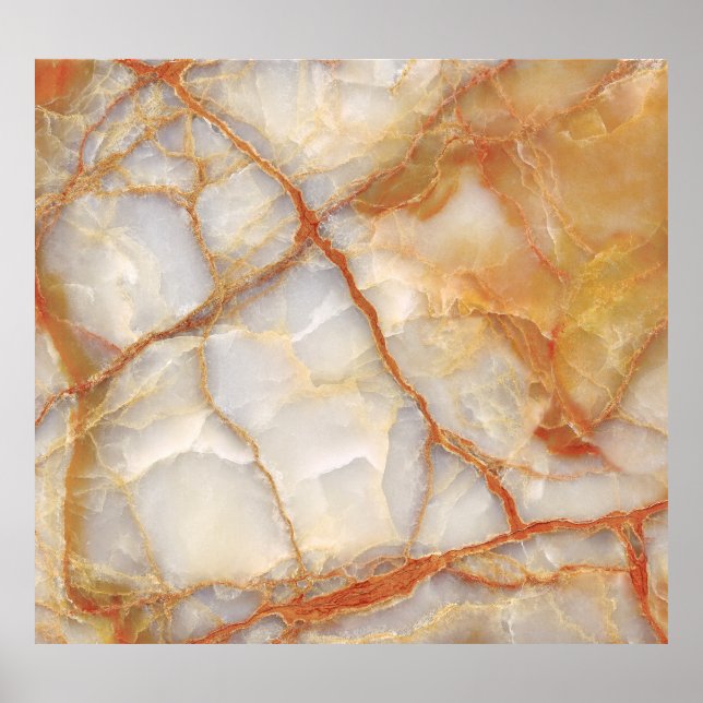 Marble Majestät: Glossy Elegance Poster (Vorne)