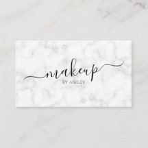 MARBLE Makeup Business Card