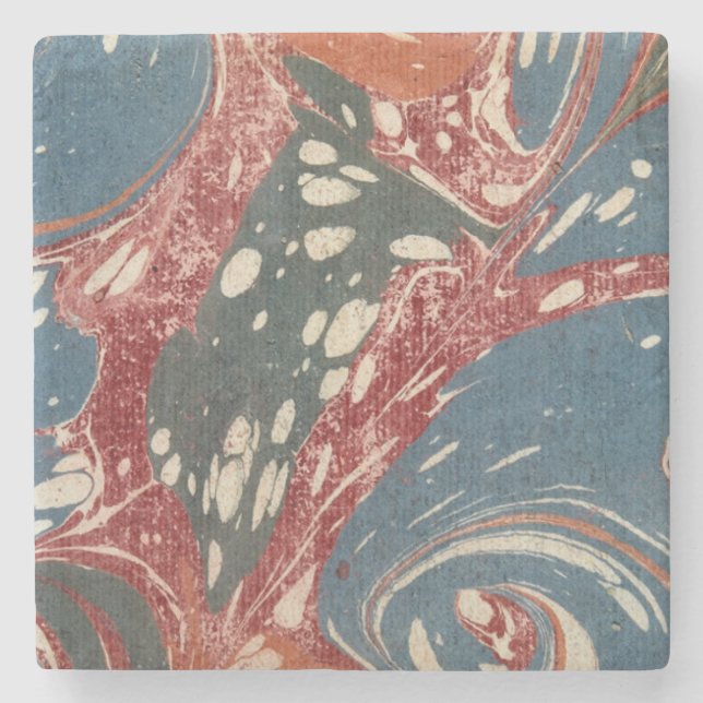 Marble-Marble-Untersetzer buchen Steinuntersetzer (Vorderseite)