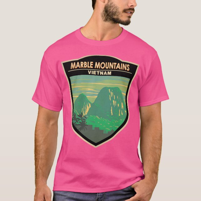 Marble Mountains Vietnam Abzeichen Active T-Shirt (Vorderseite)
