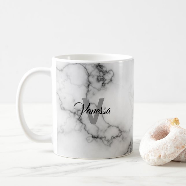 Marble-Musterpersonalisierung Kaffeetasse (Mit Donut)