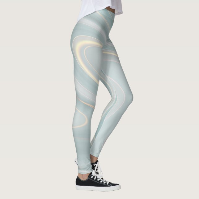 Marble Patterned Leggings  (Rechts)
