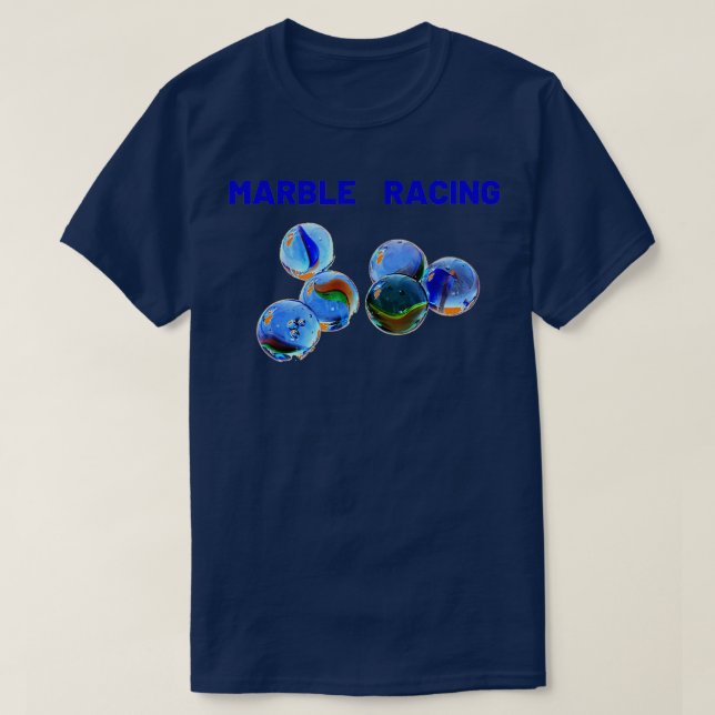 MARBLE RACING für Männer Frauen Kinder und ältere  T-Shirt (Design vorne)