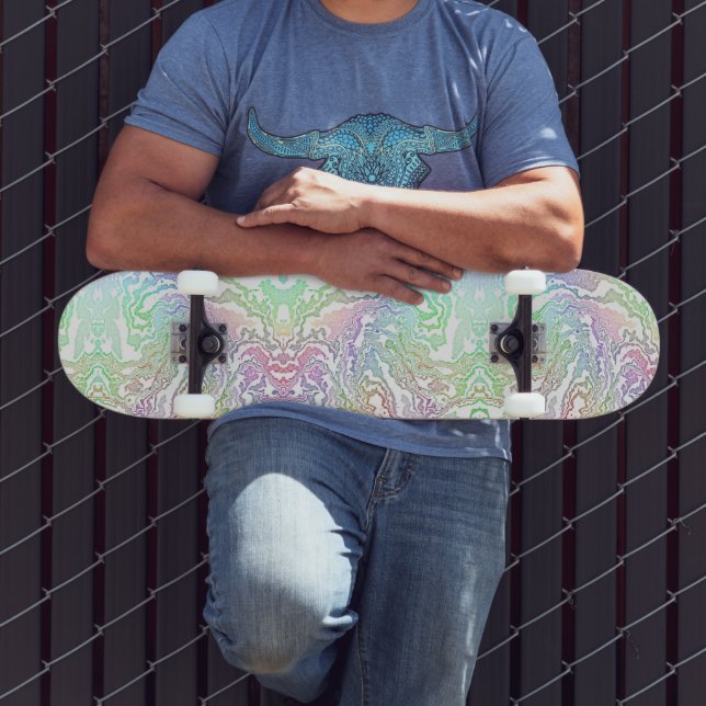 Marble Rainbow Skateboard (Außenbereich 3)