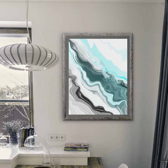 Marble River Fluid Art Fotodruck (Von Creator hochgeladen)