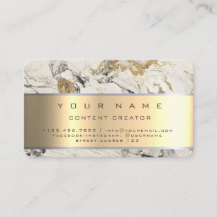 Marble Social Media Manager Content Manager Visitenkarte