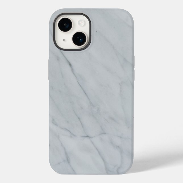 Marble Stone Case-Mate Tough Apple iPhone 14 Fall Hülle (Rückseite)