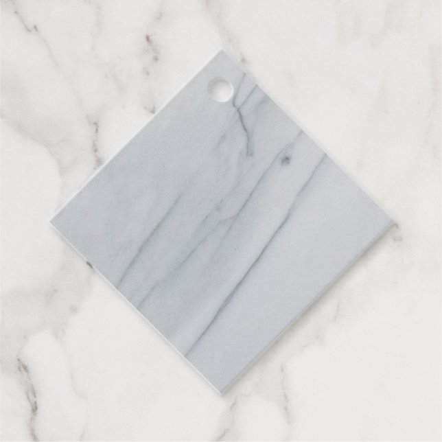 Marble Stone Diamond Gefälligkeitstags Geschenkanhänger (Vorderseite)