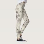 Marble Stone Ivory Color Leggings<br><div class="desc">Ivory Marble Stone Leggings</div>