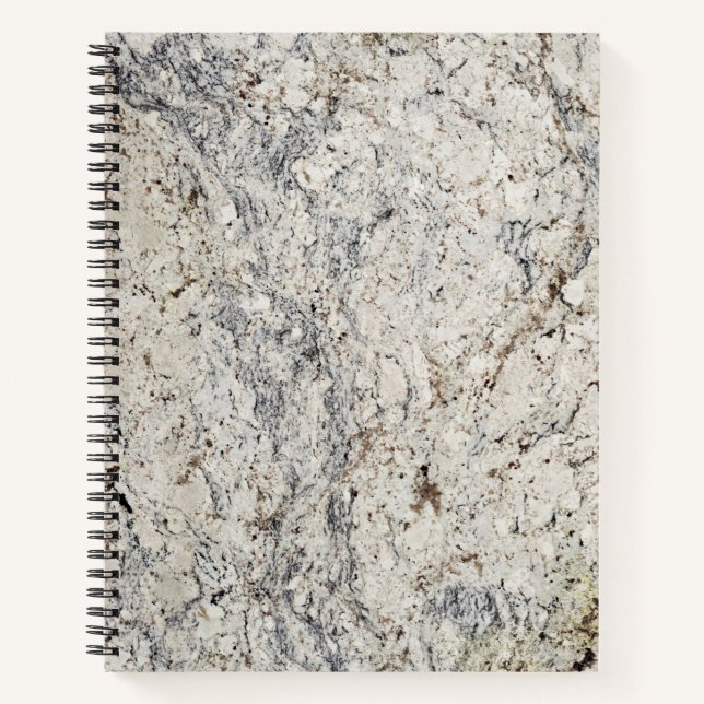 Marble Stone Muster Spiral Notebook Notizbuch (Vorderseite)