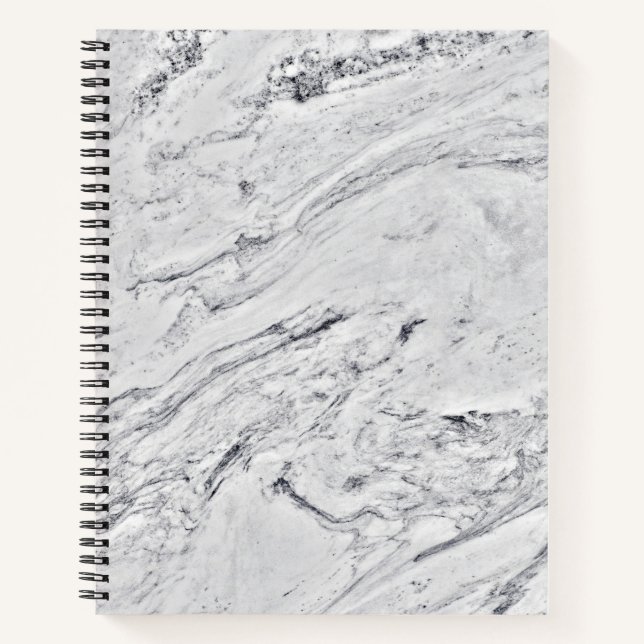 Marble Stone Muster Spiral Notebook Notizbuch (Vorderseite)