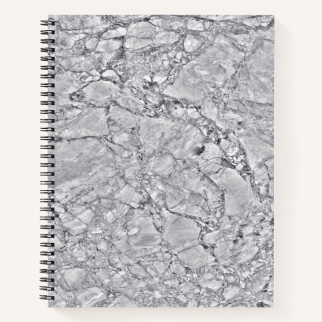 Marble Stone Muster Spiral Notebook Notizbuch (Vorderseite)