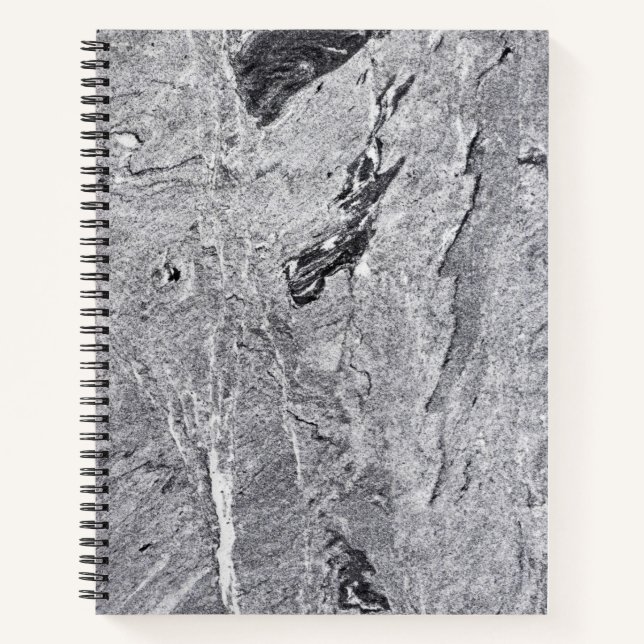 Marble Stone Muster Spiral Notebook Notizbuch (Vorderseite)