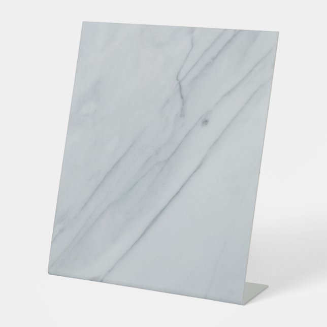 Marble Stone Pedestal Sign Sockelschild (Vorderseite)