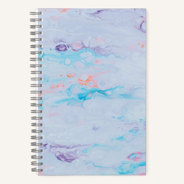 Marble Stone Spiral Notebook Notizbuch (Vorderseite)