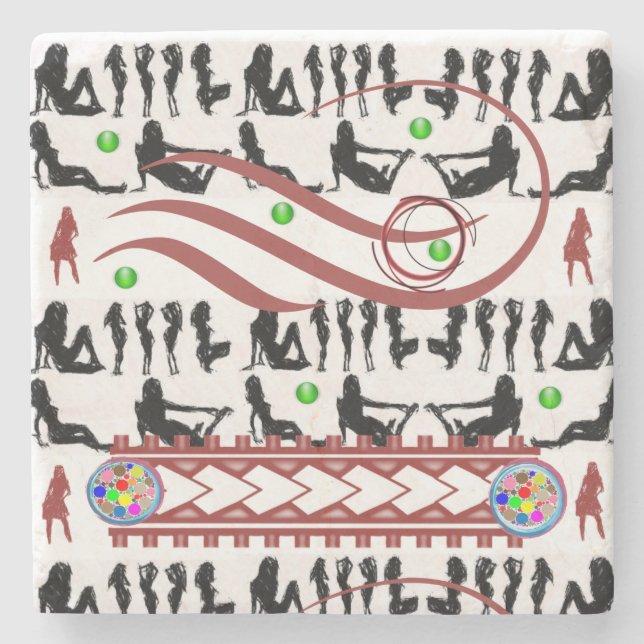 Marble Stone Untersetzer (Vorderseite)