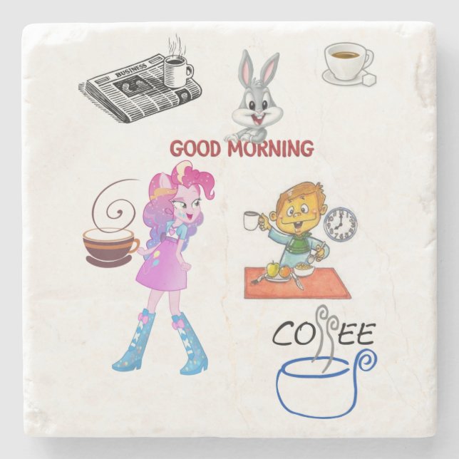 Marble Stone Untersetzer (Vorderseite)